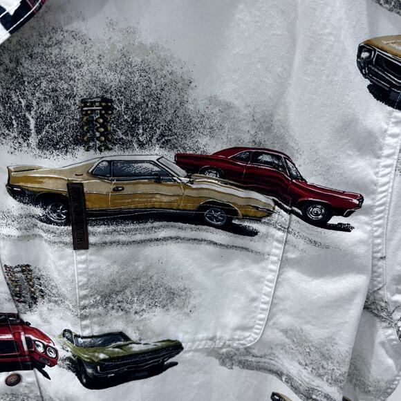 North River Outfitters Men's XL Javelin Chevelle GTO Torino Short Sleeve Shirt - Picture 2 of 8